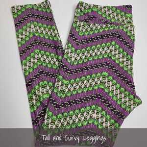 LuLaRoe TC Leggings Kermit the Frog NEW